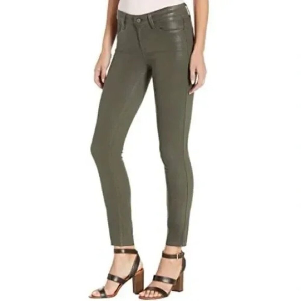 NWT PAIGE Verdugo ultra skinny luxe coated jeans